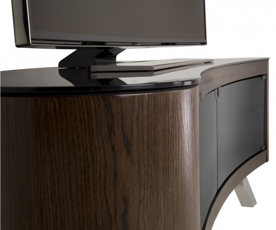 AVF Curved Bay TV Stand Round Unit For 42" to 70" LED CURVE OLED