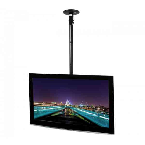 A GRADE B-Tech 75cm Black Flat Ceiling Mount  A GRADE B-Tech 75cm Black Flat Ceiling Mount