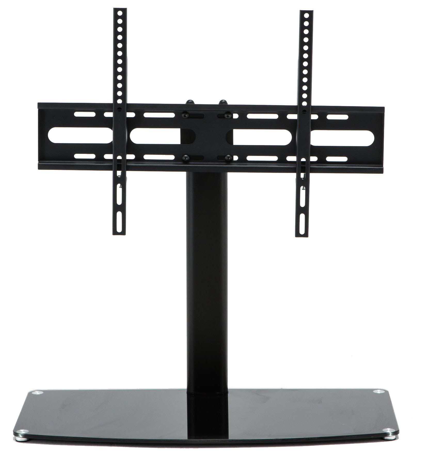 Stealth Mounts Sm 17 Universal Replacement Black Table Top Tv Stand For Up To 65 Inch Tvs