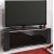 MDA Designs Sirius 1200mm Black Corner TV Stand Unit